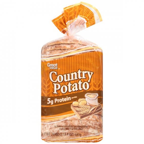 Great Value Country Potato Bread, 24 oz, 7 image