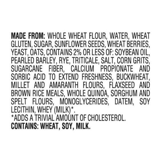 Pepperidge Farm Whole Grain 15 Grain Bread, 24 oz. Bag, 10 image