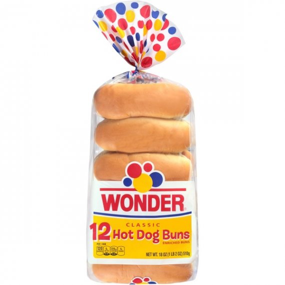 Wonder® Classic 12 Hot Dog Buns 18 oz. Pack