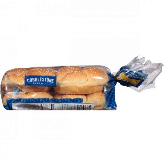 Cobblestone Bread Co.™ Sesame Twist Hamburger Rolls 15 oz. Bag, 4 image