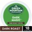 Green Mountain Coffee Dark Magic, Keurig K-Cup Pod, Dark Roast, 18 Ct