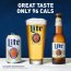Miller Lite Beer, American Lager, 12 Pack, 8 fl. oz. Cans, 4.2% ABV, 2 image