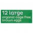 Marketside Organic Cage Free Brown Eggs, Large, 12 count, 24 oz, 5 image